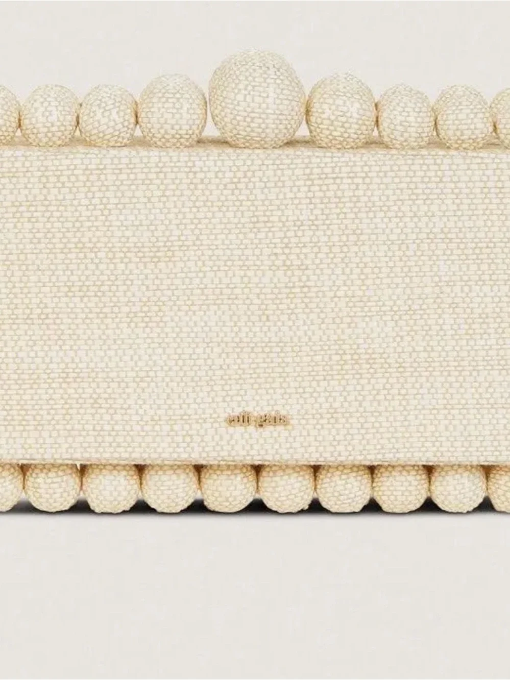 Cult Gaia EOS Raffia Minaudiere